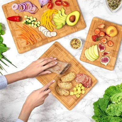 Bamboo Chopping Board Set Bamboo Chopping Board Set